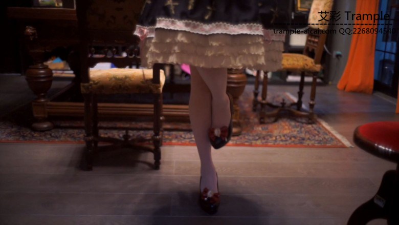 少女白丝高跟 各角度