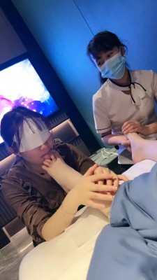 【橘子没熟】沐足店公开处刑 bf19098