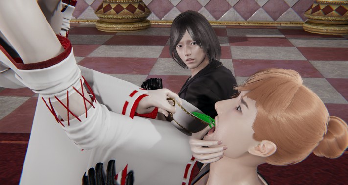 GTS女巨人漫画：魔女的毒药（被魔女用药变小一脚踩爆 血崩一地）G-210608-34