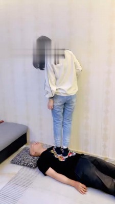 【冷凝大大】帆布鞋全体重踩踏 bf18171