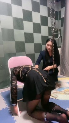 【盈盈】绳艺技巧堵嘴囚禁狗 bf19980_HD绳艺资源