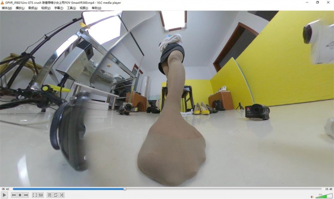 【婧児小主】GTS VR360琳S的新上司被缩小羞辱踩踏 教训！ YC-220508-5