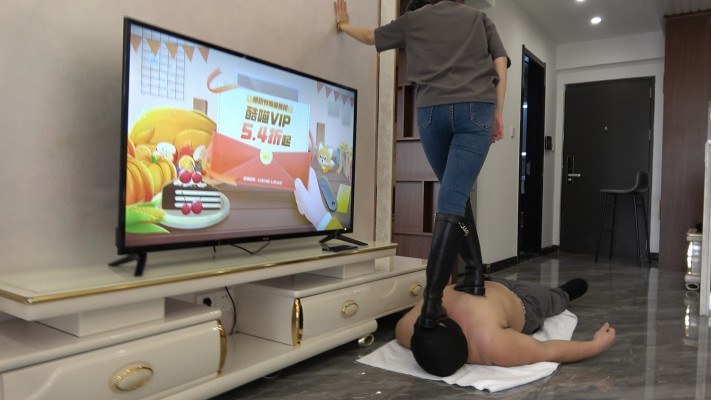 【彼岸花】平底靴暴踩肉毯 YC-211203-5