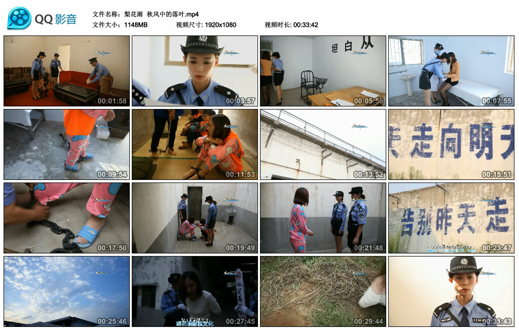 【梨花雨】秋风中的落叶_HD绳艺资源