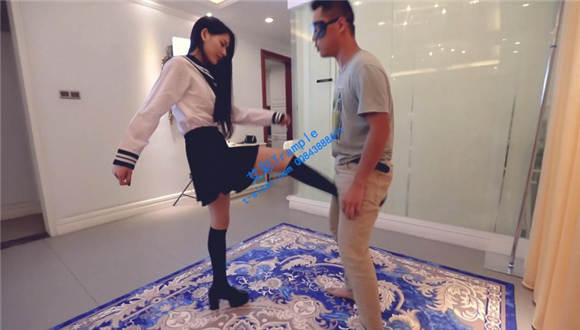 〖H.P.L栖心之栈〗—芷晴学生服踢裆