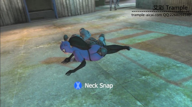 3D-动漫游戏，猫女 腿绞坐脸 守望先锋作者系列 O-170429-4