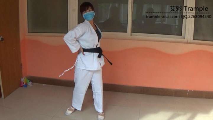 跆拳道美女防狼演练._HD绳艺资源