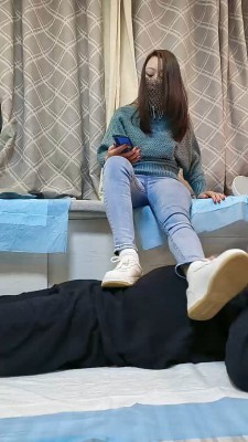 【咩祖】小白鞋全体重踩踏 bf22480