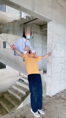 【美离子】户外工地重度虐绿帽 bf18408