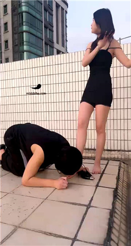 【Fiona菲菲】天台调教尾随狗 bf21488