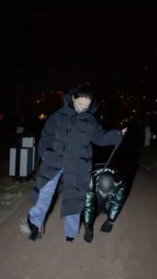 【潘妮女王】深夜户外骑马遛狗 bf23310