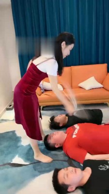 【鑫儿教头】父子三人共同跪下应聘狗 bf19323