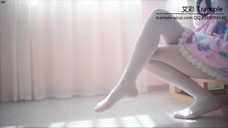 甜美白丝贝壳鞋