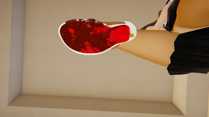 按摩小姐的跺脸踩杀漫画（富商被按摩女跺踩爆头惨死） G-210524-10