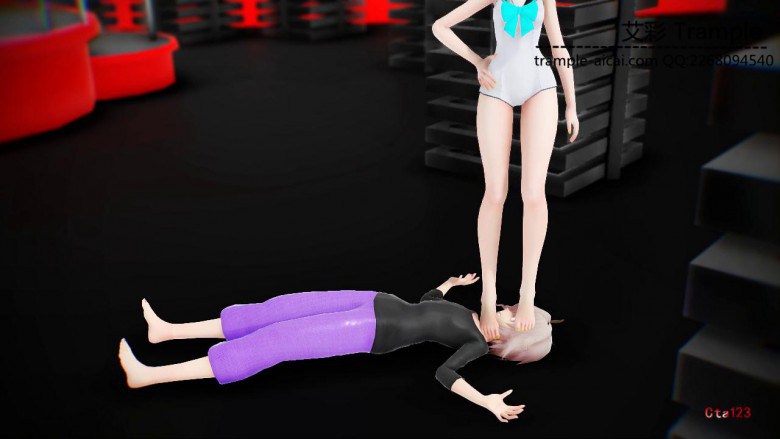 MMD动画女女格斗虐打系列，撸点极高