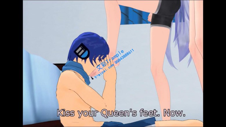 MMD动漫踩踏系列三个妹子踩毯子 R-190630-2