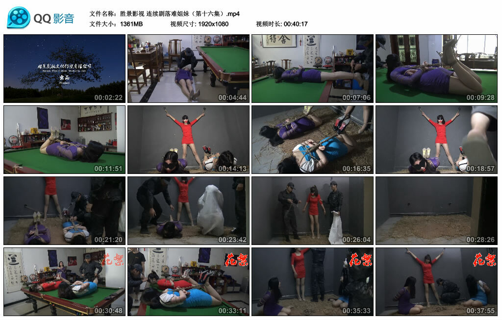 【胜景影视】连续剧落难姐妹（第十六集）_HD绳艺资源