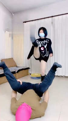 【美离子】堵上狗嘴重度踢踹碎蛋 bf19175_HD绳艺资源