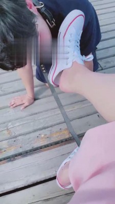 【娜美】帆布鞋素人户外遛狗 bf15511