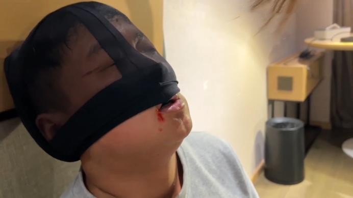 【苏曼】（全新）女警刑具夹手指审问小偷 YC-221126-3