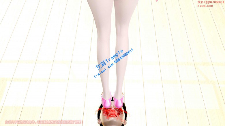超美美少女漫画系列（拖鞋+肉丝美腿+平底鞋+高跟踩杀）YC-200209
