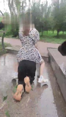 【古野S&辰辰s】野外树林调教捆绑鞭打羞辱贱狗（双视角） bf17940