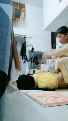 【紫钰大人】玩弄捆绑狗