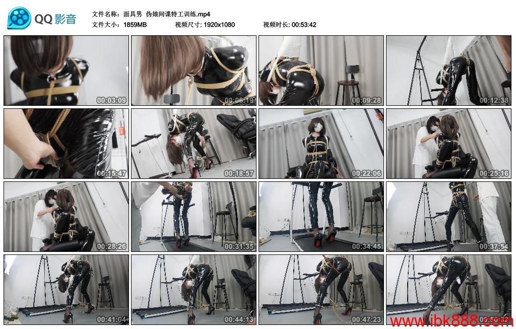 [网友原创] 面具男 伪娘间谍特工训练_HD绳艺资源