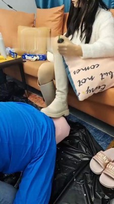 【万灵】长靴裸足踩踏喂食 bf22026