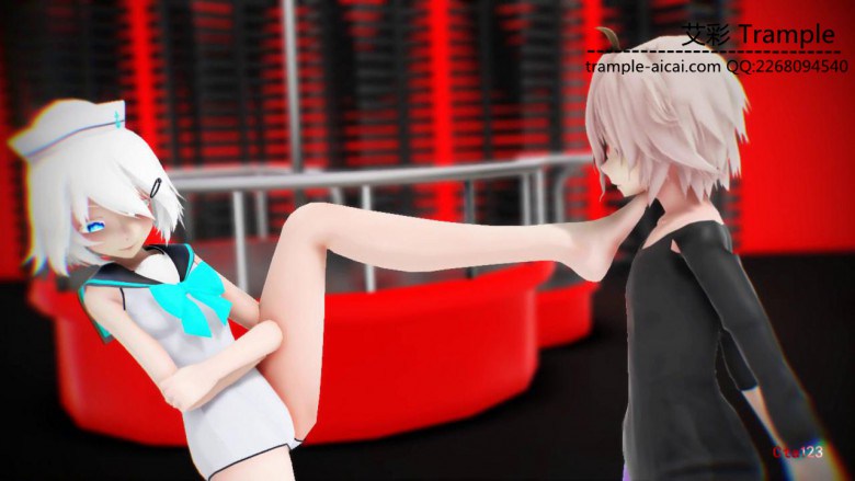 MMD动画女女格斗虐打系列，撸点极高