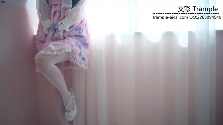 甜美白丝贝壳鞋