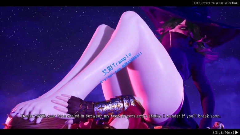 极致3D动画魔女女王脚虐小贱男 O-191220-3