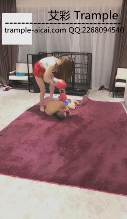 VIVI拳击击裆爆头