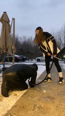 【星染】双主户外雪地高难度挑战抽奴 bf23195_HD绳艺资源