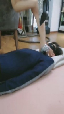 【傲柔】长靴+高跟+钉鞋全体重踩踏 bf12151