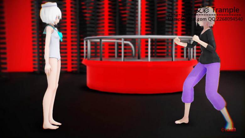 MMD动画女女格斗虐打系列，撸点极高