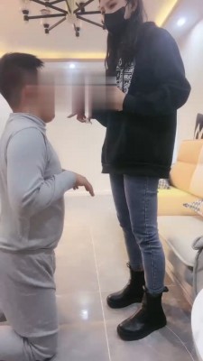 【初见】短靴馒头高跟踩 bf18909