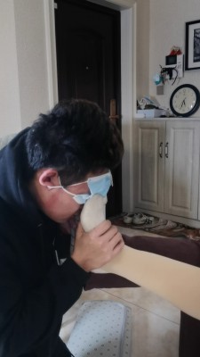 双女神模特踢裆耳光闻脚 YC-220905-3