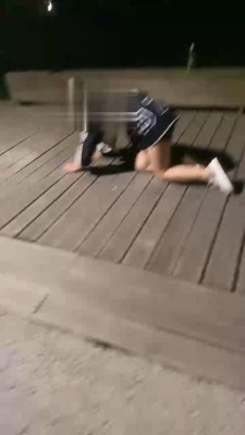 【雨琦】车模深夜户外遛狗 bf18640_HD绳艺资源