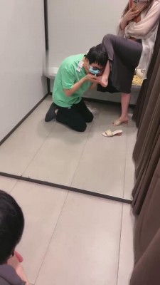 【三三】带抖M男友逛街调教 bf15317