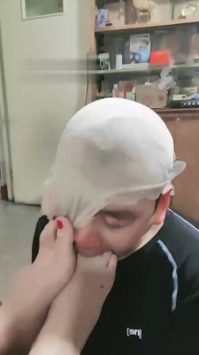 【心甜夫妻】超臭原味脚辱狗 bf21516