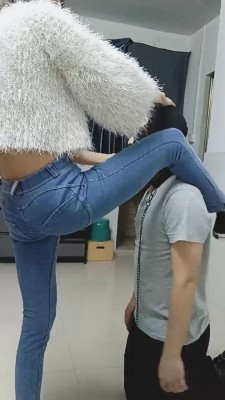 【美娜格格】御姐范帆布鞋白袜辱狗 bf22997