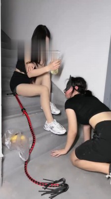 【时安】楼梯间羞辱情侣奴 bf19109