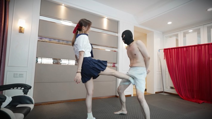 『奴隶岛』—[MagicIMirror 魔镜少女]—会所头牌影姬的踢裆课 MM-220709