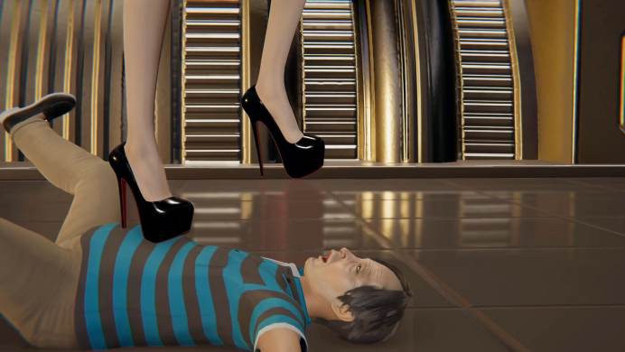 暴力跺脸 有声漫画《跆拳道少女》连环跺脸杀 踩断脖子杀 暴力踢裆杀 G-210615-9