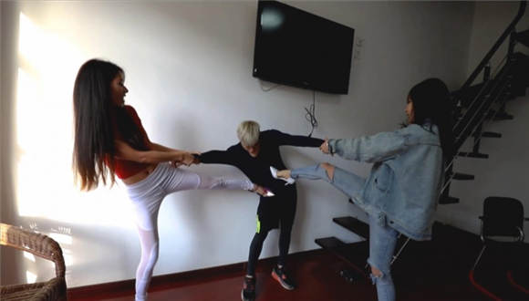 〖H.P.L栖心之栈〗—黑冰芷晴高位踢踩_HD绳艺资源