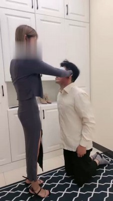 【樱木花椒】御姐高跟凉鞋裸足辱前任 JS22091701