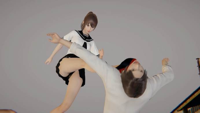 暴力跺脸 有声漫画《跆拳道少女》连环跺脸杀 踩断脖子杀 暴力踢裆杀 G-210615-9