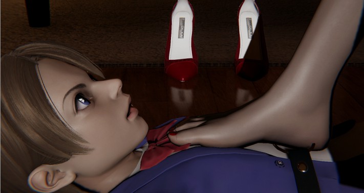 漫画：侦探与杀手2（柯南被女凶犯丝足踩踏） G-210527-28