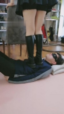 【傲柔】长靴+高跟+钉鞋全体重踩踏 bf12151_HD绳艺资源